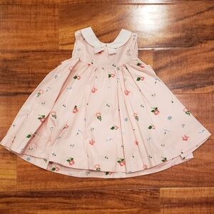 Janie and Jack 12-18 months pink floral Spring dress